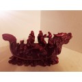 Large CXhinese Dragon Boat with  8 Imortals - Good Fortune