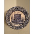 Empire Works Stone on Trent - Old Stone mill newport Rhode Island C 1800 Display Plate