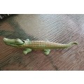 Vintage 1920 Green Enamel Cast Iron Crocodile/Aligator Nutcracker