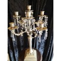 9 Arm Candelabra with Crystal Drops