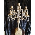 9 Arm Candelabra with Crystal Drops