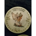 Set of 3 Flower Fairies Plate by t Cicily Mary Barker