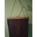 Vintage Brown Copper Colour Beaded Evening Bag