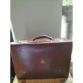 Leather Briefcase with Old SA Coat of Arms