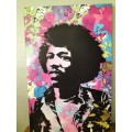 Authentic Black light Jimmy Hendrix Poster