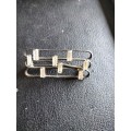 Crystal Art Deco Style Brooch