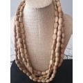 2 x Wooden Bead Necklace