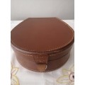 Vintage Leather Collar Box