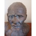AFRICAN CLAY BUST