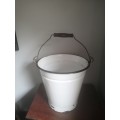 Vintage Large Enamel Bucket