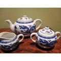Blue and White Chinese Dragon teaset