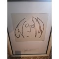 John Lennon  Lithograph Titled `Self Portrait`