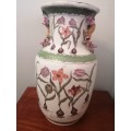 Large Oriental Floral Vase