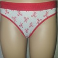 Victoria's Secret Red & white Xmas thong