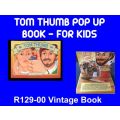 BOOKS KIDS Vintage Tom Thumb Children Book Pop Up Kids Book VINTAGE