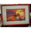 VINTAGE 1992 Picture Frame Disney Aladine