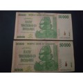 50 Fifty thousand Dollars Zimbabwe money