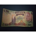 50 Zambia Fifty Kwacha