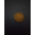 1944 Spain Spanish One 1 Peseta WWII Era Eagle Coin COINS money