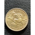 COINS One Shilling 1964 Coin New Zealand COINS Money