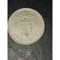 1952 Belgian Coins COINS 1 FRANK Belgie Coin 1952 Coins Money