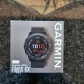 Garmin Fenix 6X Pro Solar Titanium Carbon Gray DLC with Black Band