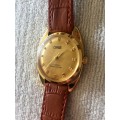 Vintage Oris Manual Wind Watch with patterned dial