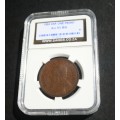 1894 1 PENNY SANGS GRADED AU53 BN NICE COIN