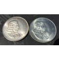 1966 SILVER R1 COINS ENG and AFR VERSIONS BOTH FOR ONE BID SEE BUY NOW AUCTION