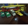 Matchbox Car Transporter with 5 cars