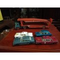 Matchbox Car Transporter with 4 cars