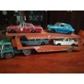 Matchbox Car Transporter with 4 cars