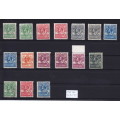 FALKLAND ISLANDS SHADE AND PERF VARIANTS 1904-1929 SETS (2 SCANS)   CV R5000+