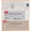 USA - MIXED OLD CHEQUES
