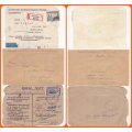 COLLECTION OF 6 WWII INTERNMENT AND CENSORED COVERS