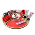 Blazy Susan spinning wood tray and accessories