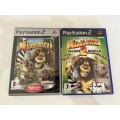 Playstation 2 games - Madagascar (Platinum) and Madagascar 2