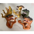 Jurassic Park Lost World finger puppets x 5