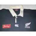 New Zealand Jonah Lomu tribute, signed rugby jersey