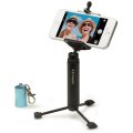 Kitvision Mini Pocket Tripod wth Smartphone Holder and Keyring Compatible with Smartphones, Cameras