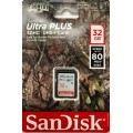 SanDisk 32GB Ultra  Plus SDHC Card