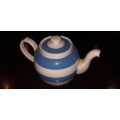Batchelor Blue and White Teapot could be Cornishware