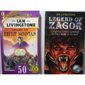 Two Ian Livingstone Fighting Fantasy Gamebooks