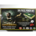 S.A Rugby 300 Piece Poker Set With Clay Poker Chips
