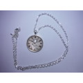 `So Many Books, So Little Time` Clock Pendant With a Chain
