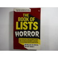 The Book of Lists : Horror - Amy Wallace, Del Howison and Scott Bradley