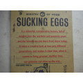 Sucking Eggs : What Your Wartime Granny Could Teach You About Diet, Thrift and Going Green