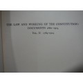The Law & Working of the Constitution : Documents 1660-1914 - Vol.2 - W.C. Costin - 1952