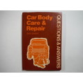 Car Body Care & Repair - Paperback - Joss Joselyn