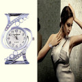 --***LADIES **  LOVELY CANSNOW **SILVER BANGLE **QUARTZ WATCH**